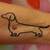Weiner Dog Tattoo