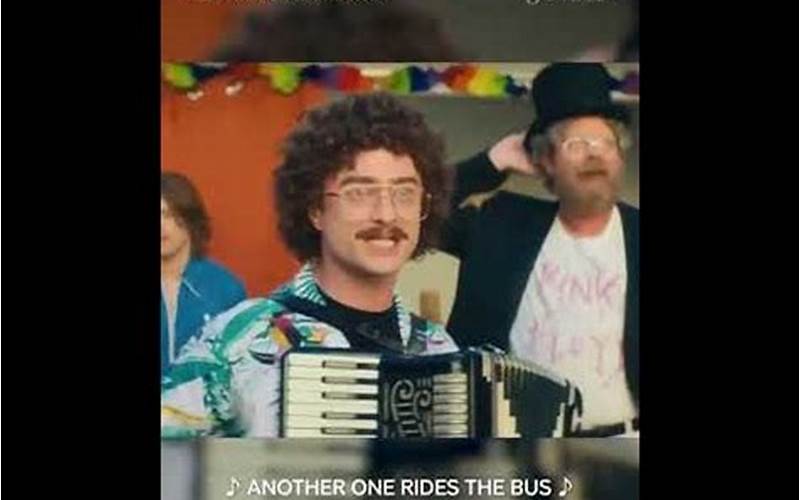 Weird Al Another One Rides The Bus Live