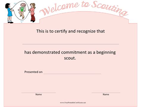 Welcome Certificate Templates
