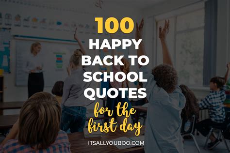 Welcome Back To School Quotes For Students