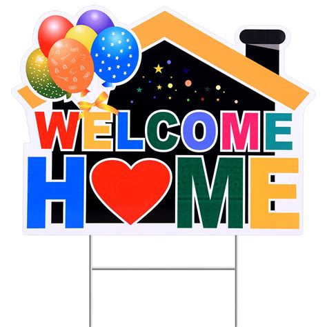 Welcome Home Sign