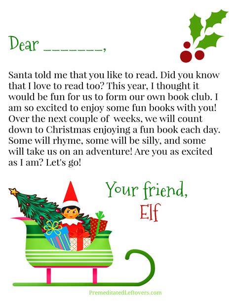 Welcome Letter From Elf On The Shelf Printable