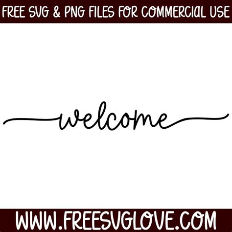 Download Welcome SVG File - SVG Design for Cricut Machine