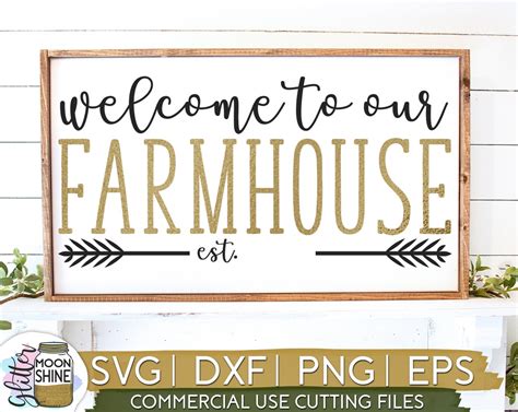 Download Welcome Sign Farmhouse Sign Cameo