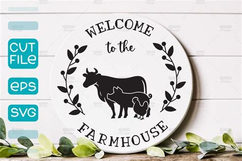 Download Welcome Sign Farmhouse Sign Commercial Use