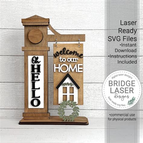 Download Welcome Sign Farmhouse Sign Files DXF Files