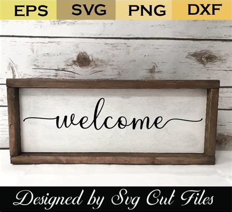 Download Welcome Sign Farmhouse Sign Silhouette