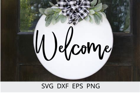 Download Welcome Sign SVG Farmhouse Sign SVG Two Commercial Use DXF Files
