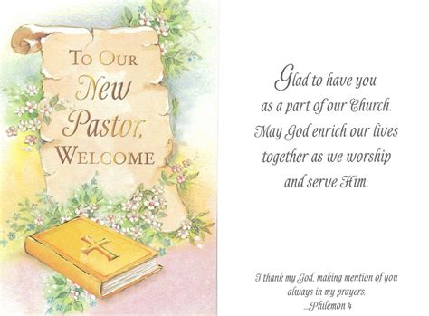 Welcome Speech For New Pastor