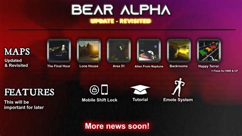 Welcome To Bear* Update Log! - Roblox