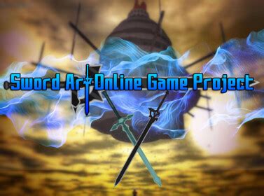 Welcome To Sword Art Online Game Project - Roblox