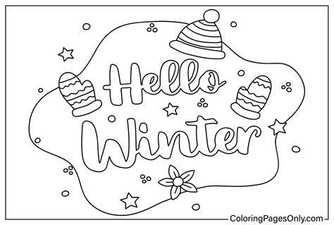 Welcome Winter Coloring Pages
