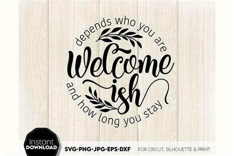 Download Welcome-ish SVG Sign Front Porch Bundle Printable