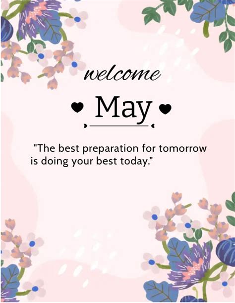 Welcomemay Printables