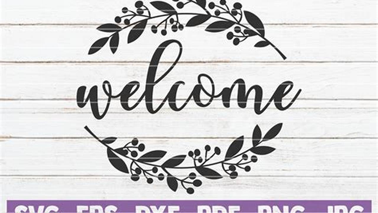 Welcoming, Free SVG Cut Files