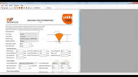 Streamline Your Welding Operations with an Easy-to-Use Weld Cost Calculator Excel