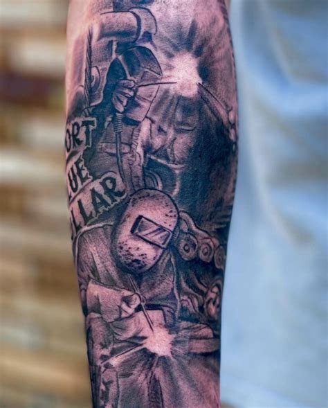 80 Welding Tattoos For Men Industrial Ink Design Ideas