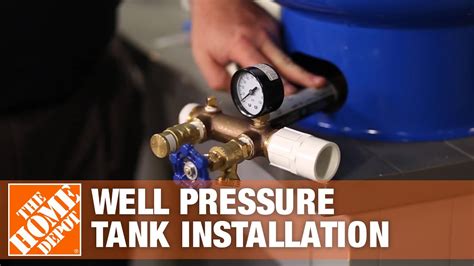 Well Pressure Tank Installation