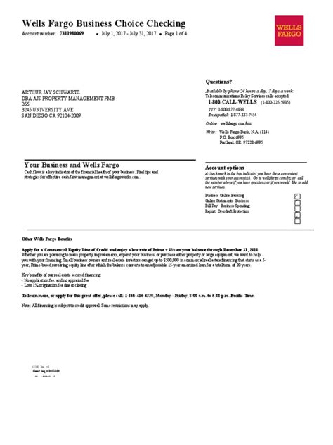 Wells Fargo Business Checking Subheading Image