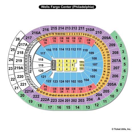 Wells Fargo Seating Chart Virtual View
