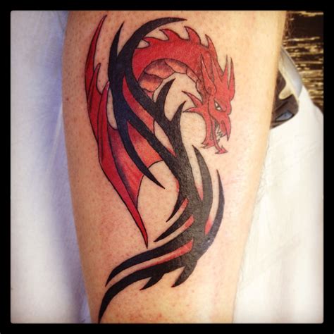Welsh dragon Dragon tattoos for men, Welsh tattoo