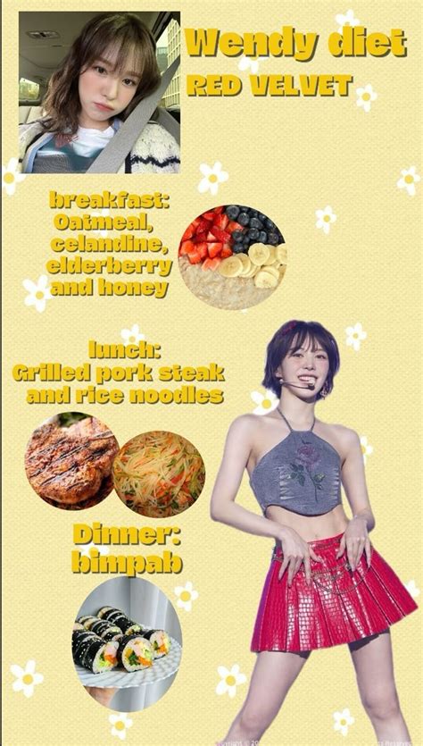 Wendy Red Velvet Diet