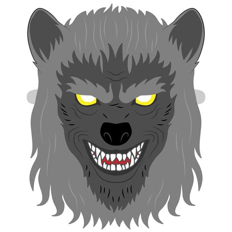 Werewolf Mask Printable