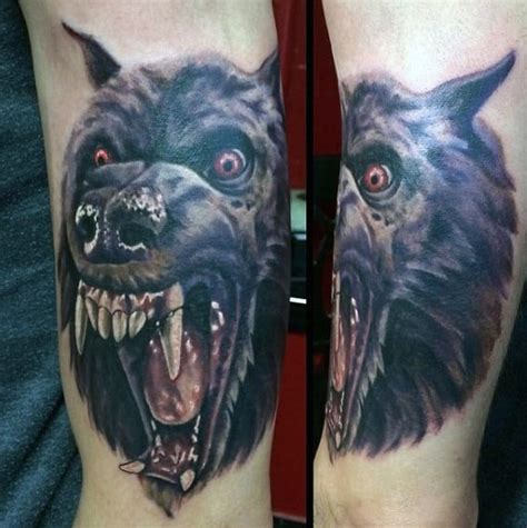 80 Werewolf Tattoo Designs For Men Full Moon Folklore