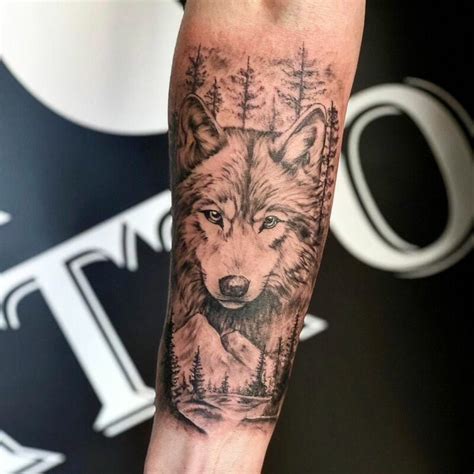 Werewolf Tattoo Forearm