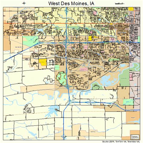 West Des Moines Map