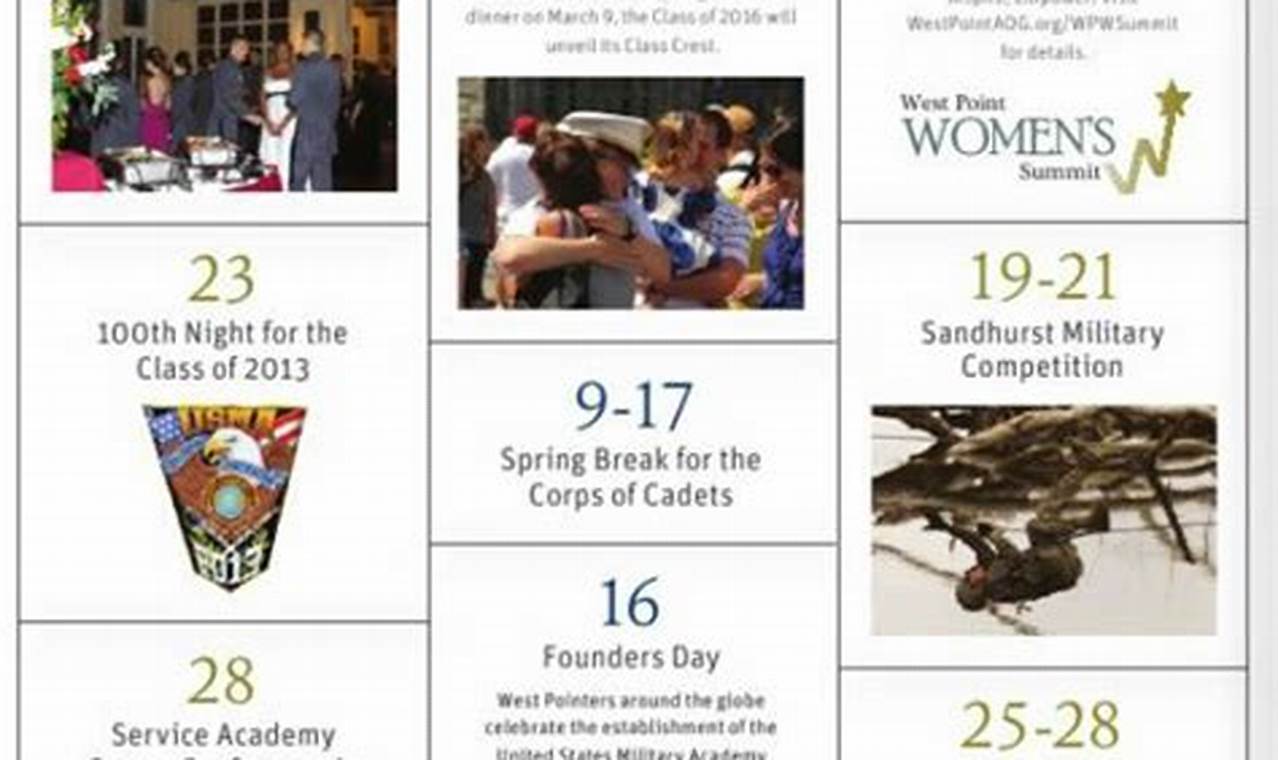 West Point Calendar 2024