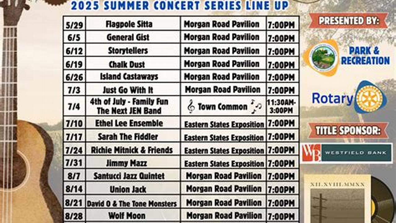 West Springfield Summer Concert Series 2025