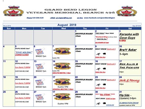 West Bend Calendar Of Events