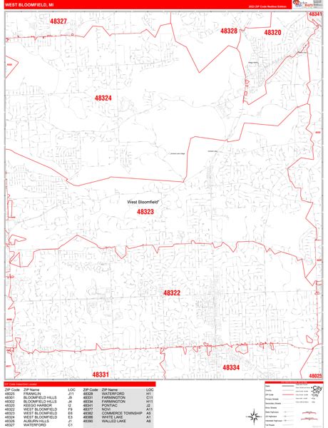 West Bloomfield Zip Codes Maps 2022 [Current Listings]