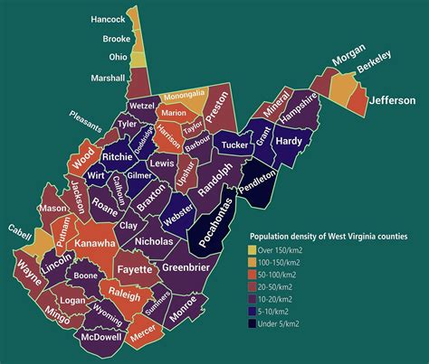 What is the Population of West Virginia? Answers