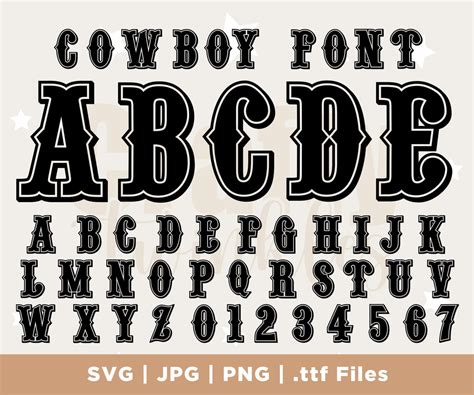 Unleash Your Creativity with Western Font SVG Free – The Perfect Addition to Your Design Arsenal!