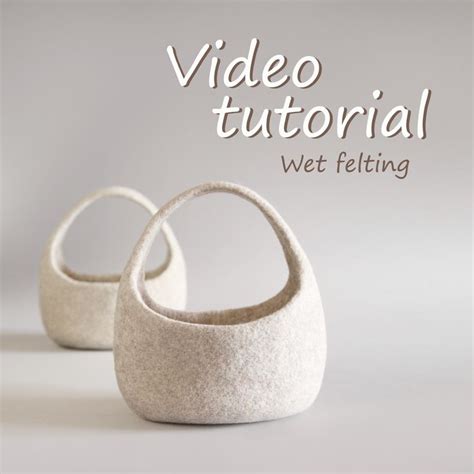 Wet Felting Basket