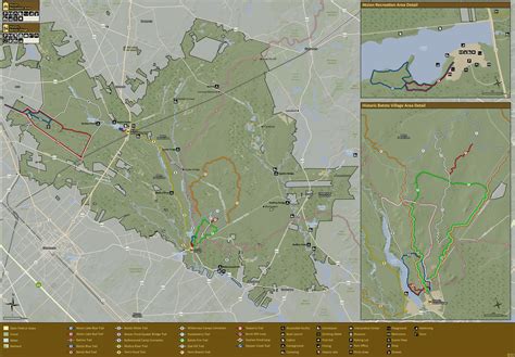 Wharton State Forest Trail Map
