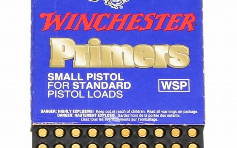What Are Small Pistol Primers?