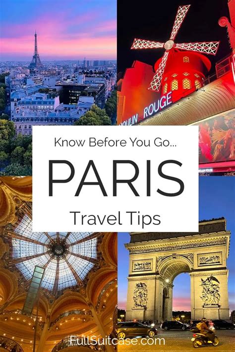 What Are Some Other Useful Tips for Visiting Paris?