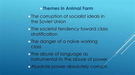 What Are The Five Main Themes In Animal Farm