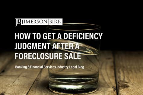 What Are the Benefits of Foreclosure Deficiency Forgiveness?