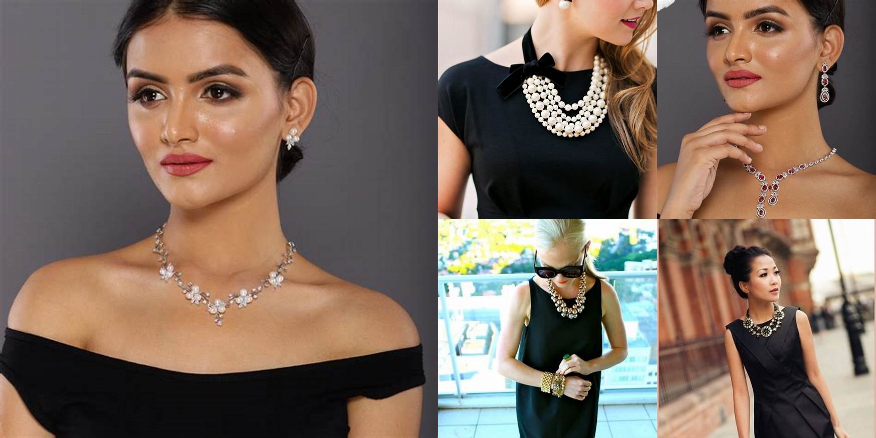 What Color Jewelry Goes With Black Dress