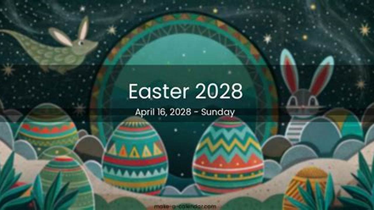 What Day Does Easter Fall On In 2028 Calendar