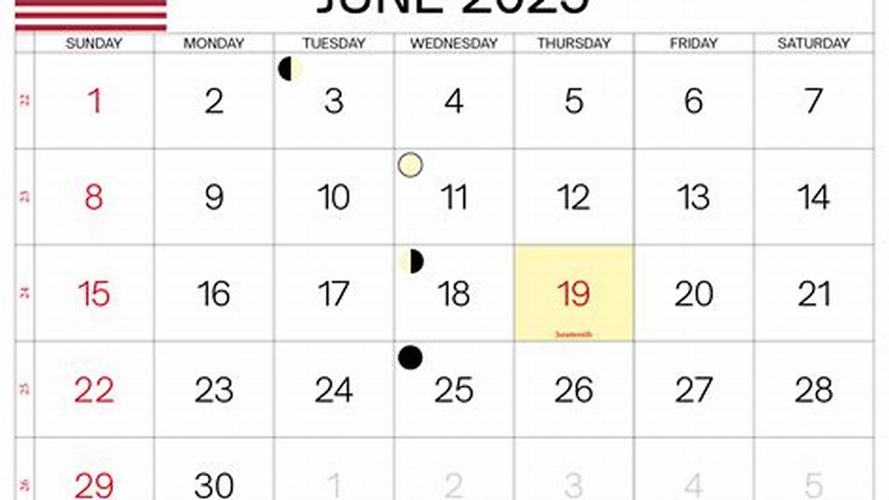 What Day Is June 1 2025