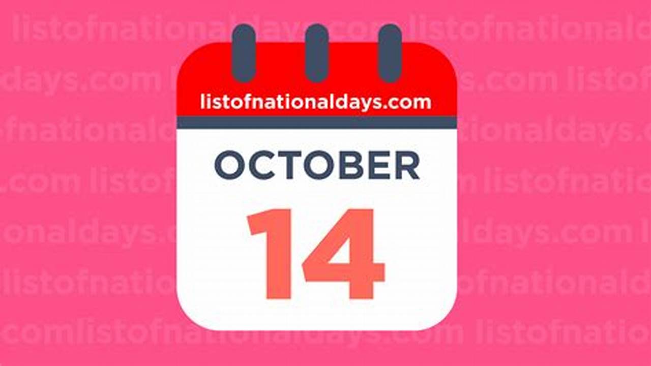 What Day Is October 14 2025