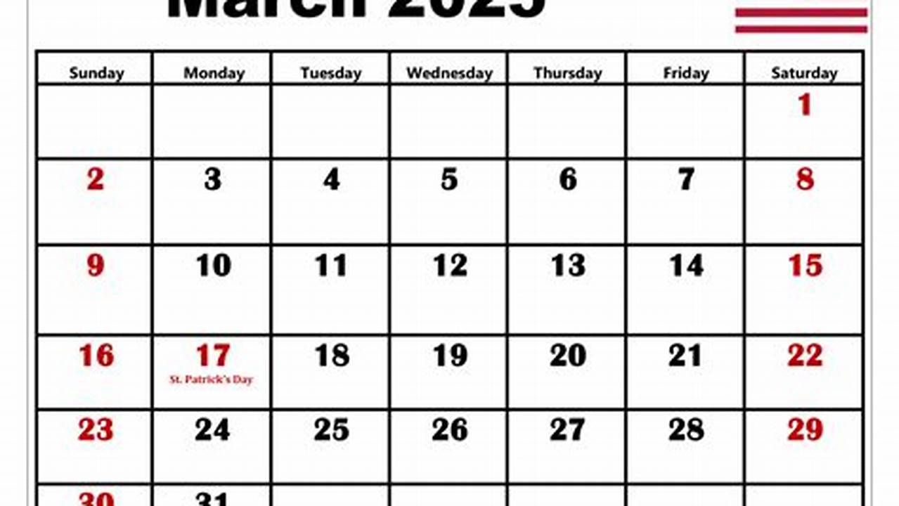 What Day Is The 12th March 2025