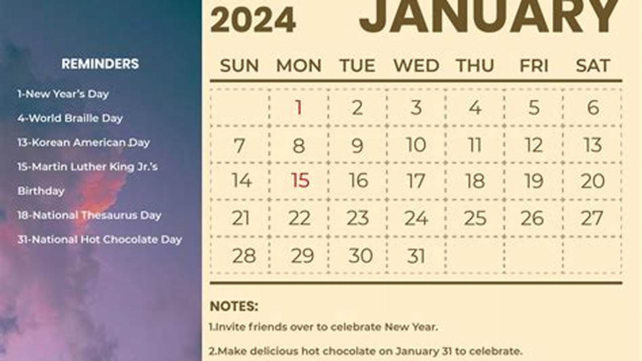 What Day Of The Week Is Jan 1 2024