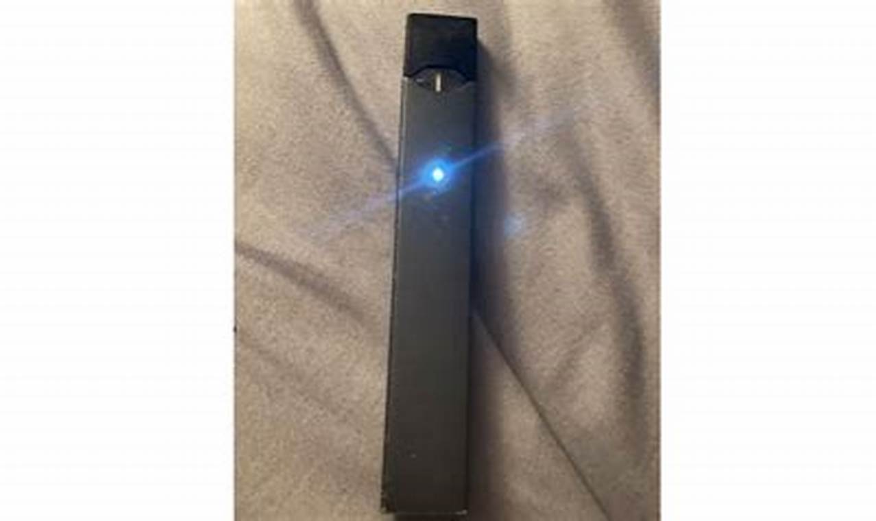 What Does A Blue Light On A Juul Mean