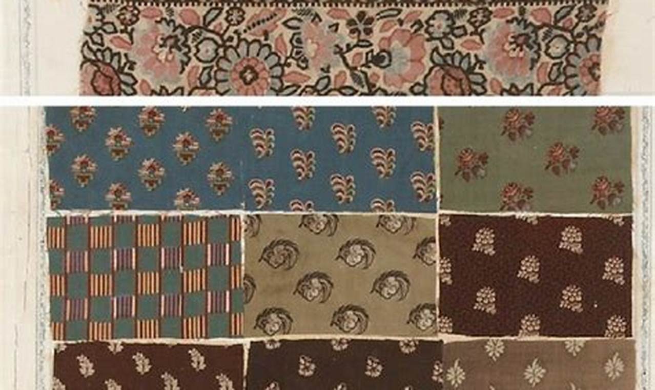 What Fabrics Were Used In The 1800S